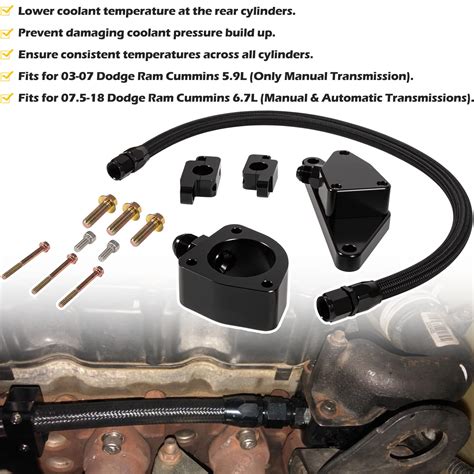 6.7 cummins heater hose connector leak|Heater core coolant elbow leak fix 6.7 cummins